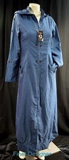 Iz Otantik Istanbul Full Zip Hood Long Jacket Light Coat Trench Size 36 Usa S M