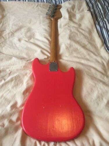 Fender Musicmaster Bass Left Handed Unique Fretless - Picture 4 of 6