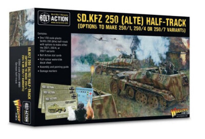 Warlord Bolt Action Sd.Kfz 250 Alte (Options For 250/1, 250/4 & 250/7)  40201205