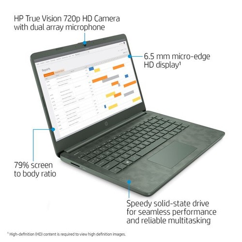 HP 14" i3-1115G4 8G 256G Digi Camo Laptop 11th Gen i3 Processor - Picture 4 of 5