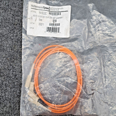 HellermannTyton FA1SCSC  62.5/125SC-SC  Duplex 1MT Jumper