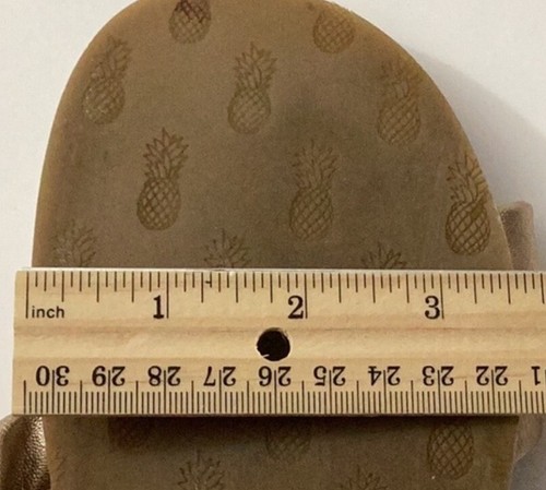 Aquazzura $625 Rose Gold Italian Leather Twist Flat Sandal Size 36 - Picture 12 of 12