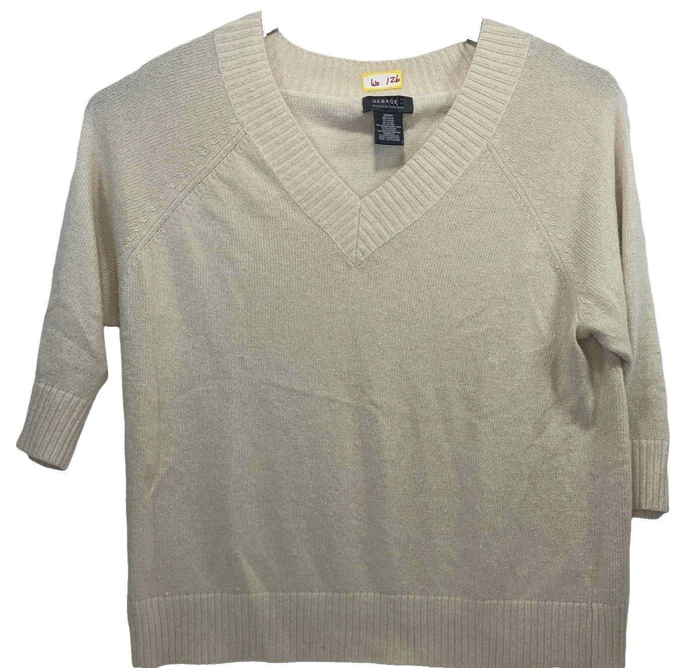 Suéteres para mujer George blanco sólido