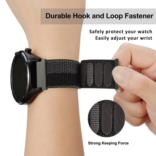 Nylon strap Watch Band 20 22mm Watchband for Men Quick Release For Samsung Watch - Picture 25 of 65