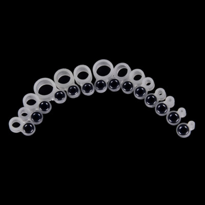 14x Anello di Filo per Canna da Pesca Anello di Guida per Lenza aus Silikon