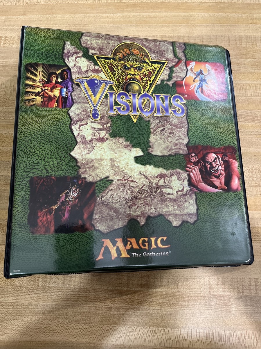 Vintage Magic the Gathering Visions Ultra Pro Binder Extremely