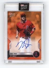 Mike Trout 2022 Topps Now RTOD Orange Parallel On-Card Signed Auto #3/5 Angels