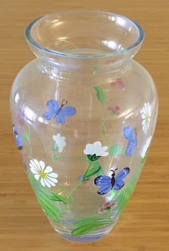 LENOX - 'BUTTERFLIES AND BLOSSOMS' - GLASS VASE - NIB- W/C.O.A. - Picture 7 of 11