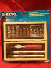 X-ACTO PRECISION INSTRUMENTS BASIC KNIFE SET~BRAND NEW~RETAILS $35+BUY IT @$14.9