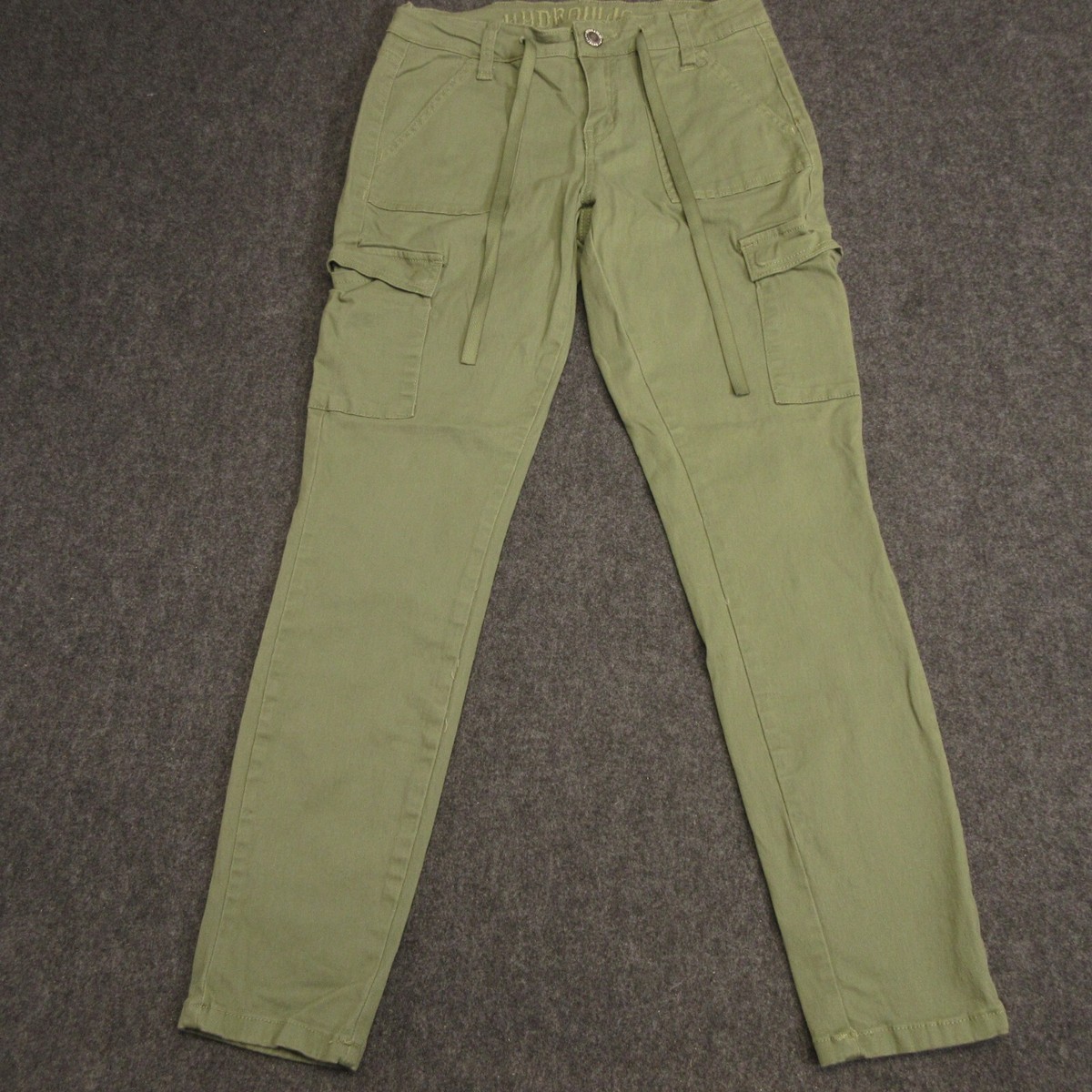 Hydraulic Cargo Jeans Womens Nolita Curvy Ankle Skinny Stretch