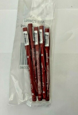 LOT OF 5 ESSENCE SOFT CONTOURING LIP LINER 04 SO LOVESTRUCK 0.04oz EACH