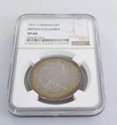 1971 Canada Silver Dollar  NGC SP 66 -- Rainbow Toning