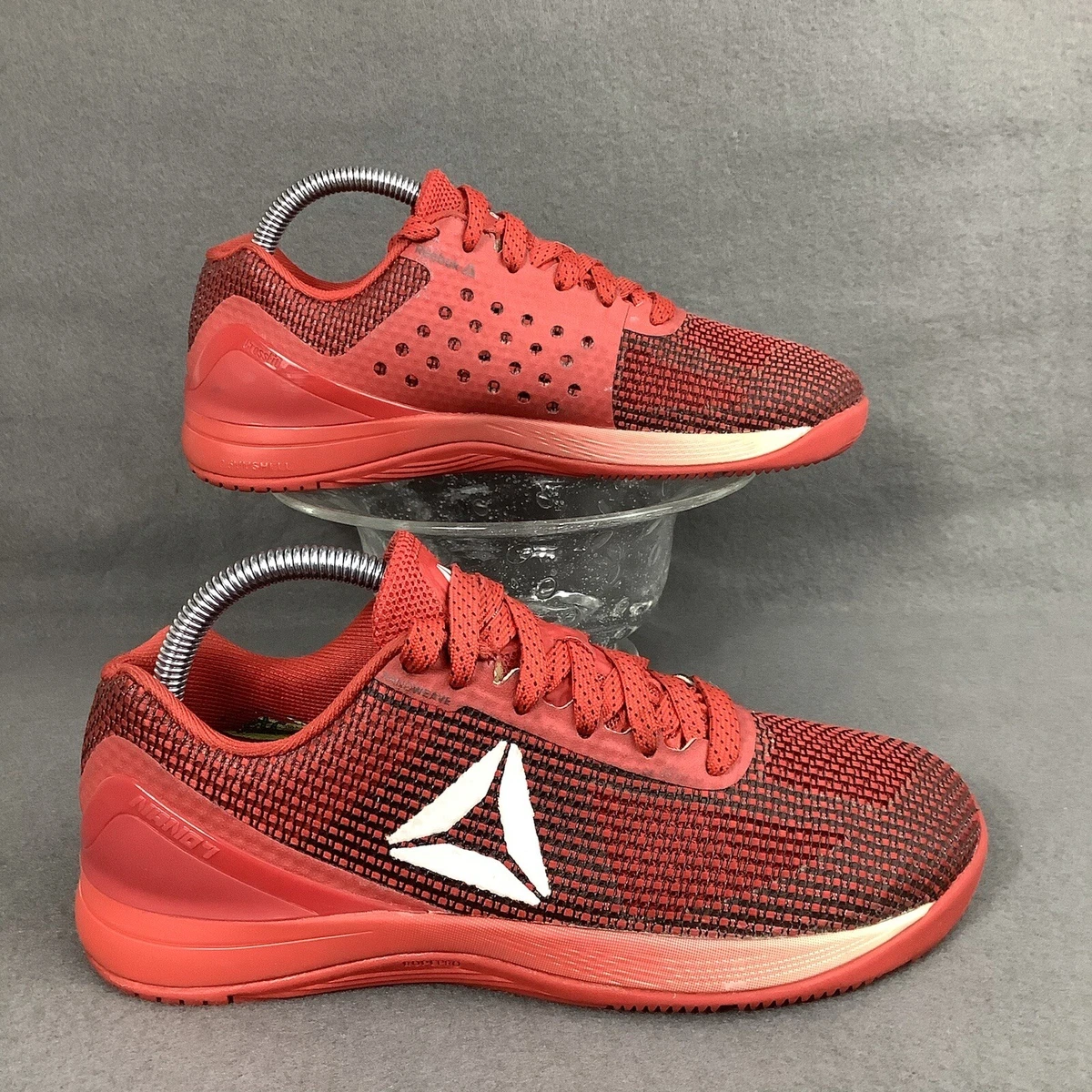 REEBOK NANO 7 Red Walking Lifting 38.5 women 8 | eBay