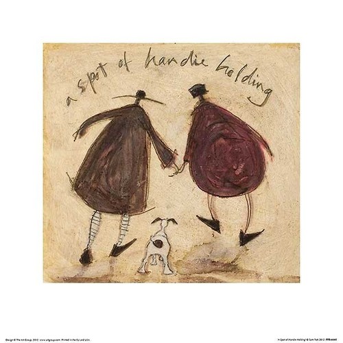 A Spot of Handie Holding ART PRINT by Sam Toft Image Size 8 3/4" x 8 1/4" - 第 1/1 張圖片