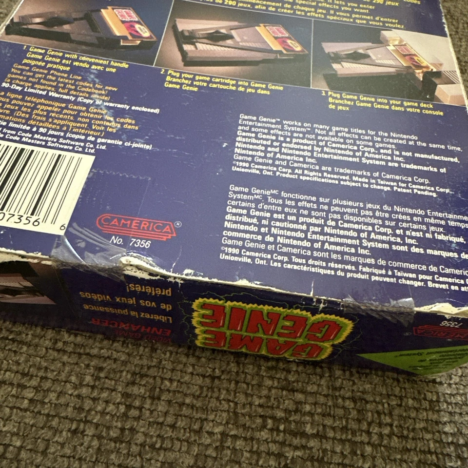 Game Genie Nintendo NES Game Cartridge Adapter -Black Brand New Never-open - Image 3 of 4