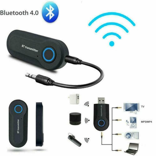 Wireless 4.0 Bluetooth Transmitter Adapter Stereo Audio Musik Stereo 3,5mm TV - Bild 2 von 5
