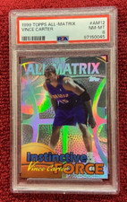 1999-00 Topps All-Matrix Vince Carter Toronto Raptors PSA 8 NM-MT HOF