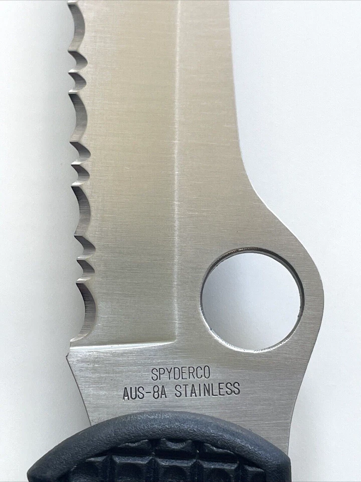 Spyderco C17SBK Catcherman Filet Knife Integral FRN Clip Seki-Japan 1994 - Image 2 of 4