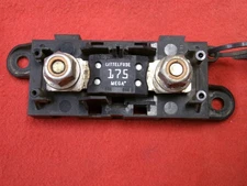 Littlefuse MEGA Fuse Holder w/ fuse and 175A Fuse / High Amp /cover