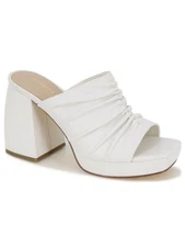 KENNETH COLE NEW YORK Womens White 1" Platform Anika Heeled Mules Shoes 11