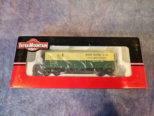 Refrigerador coche raskin (verde) #48403-04 coche # 61356 - escala Ho INTERMOUNTAIN ART | Zustand: New