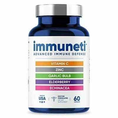 Immuneti Nutrition 6-in-1 Immune Defense - C - Zinc - D3 - Elderberry exp 12/26