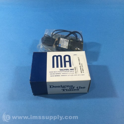 MAC Valves Inc 45A-AA1-DDDE-2BA Magnetventil, 24VDC, 120PSI FNFP