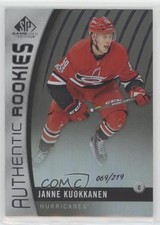 2017-18 SP Game Used Authentic Rookies Rainbow 69/219 Janne Kuokkanen #92 7ez