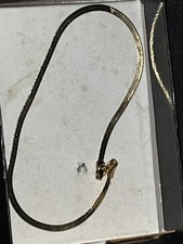 9ct gold articulated bracelet, 0.9g