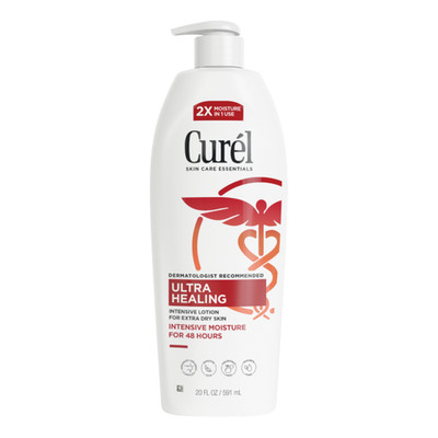 Curel Ultra Healing Intensive Body Lotion Repair Extra Dry Skin 13oz Pack of 2