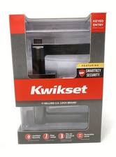 KwikSet No. 91560-006 Halifax Smart Key Squared Entry Lever Venetian Bronze NEW