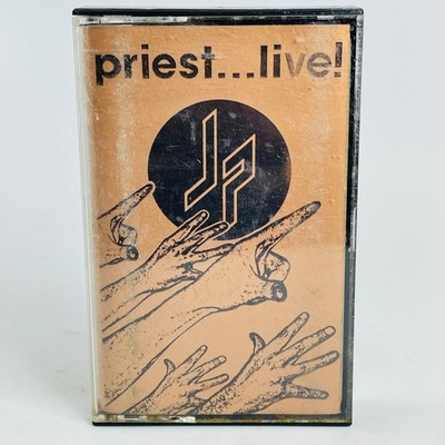 Judas Priest Priest Live! Cassette 1987 CBS Records C2T 40794