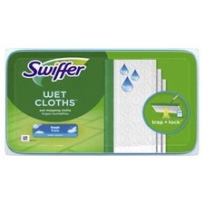 Sweep + Mop, Wet Pads Refill, Floor Cleaner, Cleaning Cloths, Fresh, 24 Count