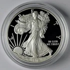 2010 W American Silver Eagle Proof 1 Troy oz US .999 Fine Silver Coin