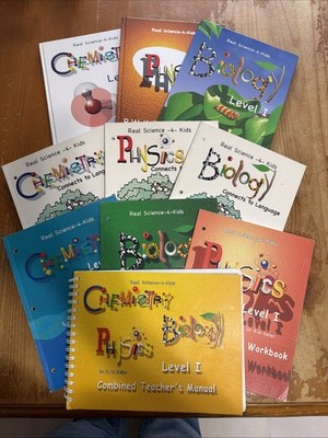Real Science 4 Kids L1 Chemistry Physics Biology Text Workbooks Teachers Manual
