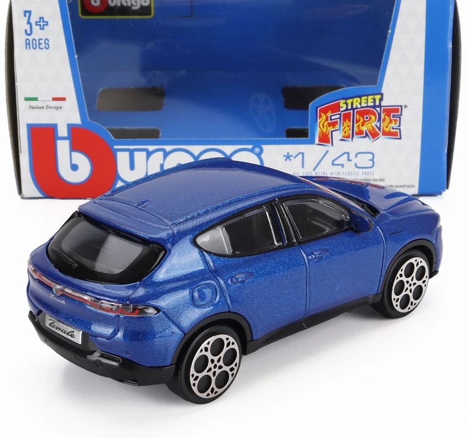 MODELLINO AUTO STATICO BURAGO ALFA ROMEO TONALE 2023 BLU MODELLISMO SCALA 1/43 - Immagine 2 di 4