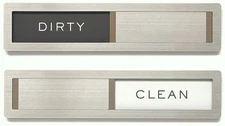 Clean Dirty Dishwasher Magnet Sign Stainless Steel Kitchen Organizer