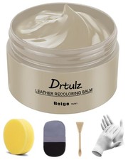 drtulz Beige Leather Recoloring Balm, Color Restorer beige