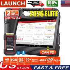 LAUNCH X431 V 5.0 Elite PRO5 Car Diagnostic Scanner Coding Bidirectional Tool