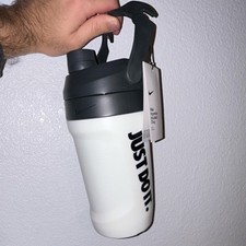 Nike Hyperfuel Insulated Chug 40 oz Water Bottle White Black Gray Reusable