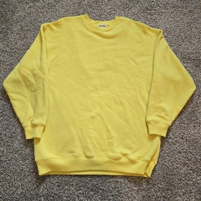 ACNE STUDIOS Sweater Size XS X-Small Pullover Sweatshirt Yellow 