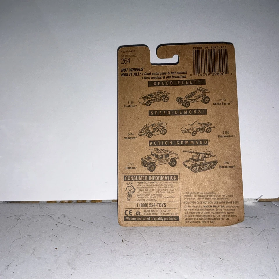 Coche fundido a presión Hot Wheels Lexus SC400 nuevo estilo de pintura usado #264 usado Foto 2 de 4