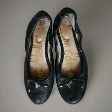 Sam Edelman Felicia Flats Women Size 6 Black Chic Boujee Modern Maximalist