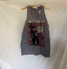 Smash Tanktop Träger-Shirt Damen Grau mit Pa...
