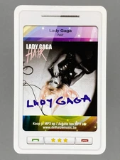 2011 Delhaize Lady Gaga Star & Tunes Autograph Card (Belgium) (Music)