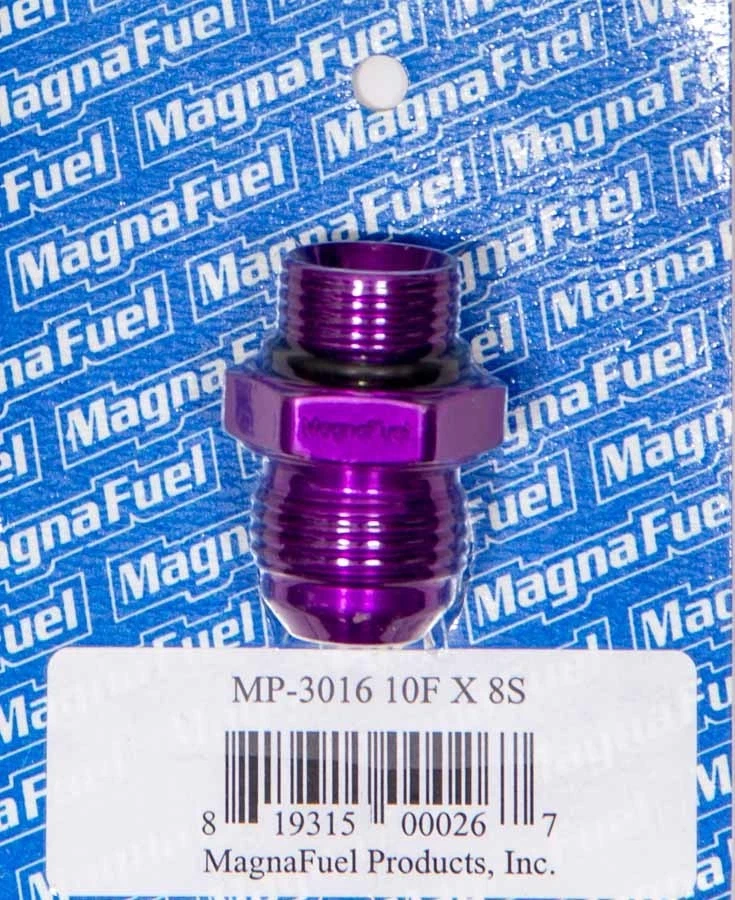 Magnaflow Fuel Systems MP-3016, One Purple Aluminum #10 To #8 O-Ring Male Adapte - Image 3 of 4
