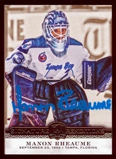 2019-20 Upper Deck The Cup Signature Renditions Manon Rheaume Auto