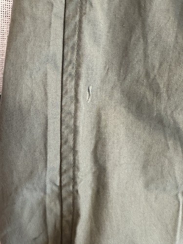 VTG Military Raincoat Quarpel Army Green 274 Trench Coat USA Sz MENS 36L - Picture 7 of 12