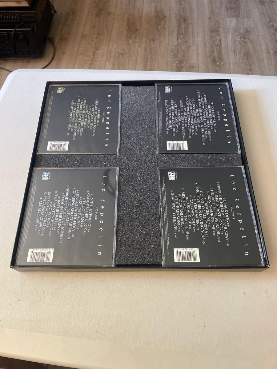 LED Zeppelin 4-compact Disc Set With Booklet and Poster