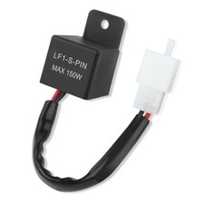 Motorcycle LED Flasher Relay for Turn Signal,12V 2Wire 2Pin Signal...